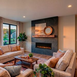 SimpliFire Allusion Platinum Wall-mounted Fireplace - Image 3