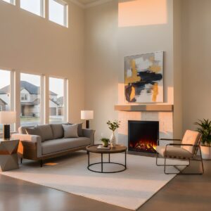 SimpliFire Allusion Heritage Electric Fireplace - Image 3