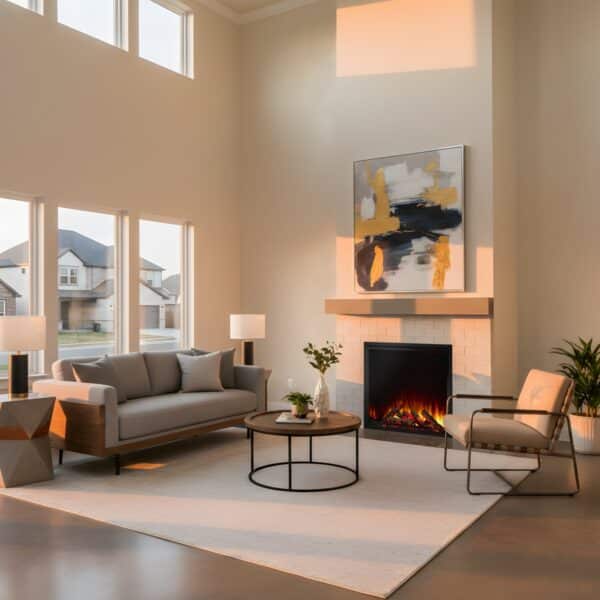 SimpliFire Allusion Heritage Electric Fireplace - Image 3