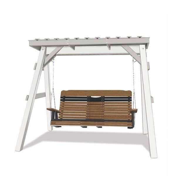 5' High Curve Back Settee Swing