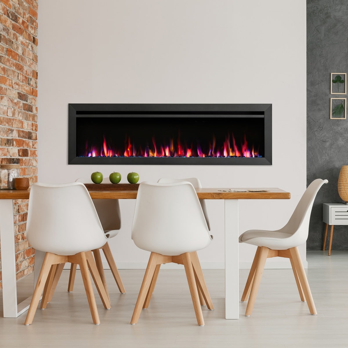 SimpliFire Allusion Slim Linear Electric Fireplace