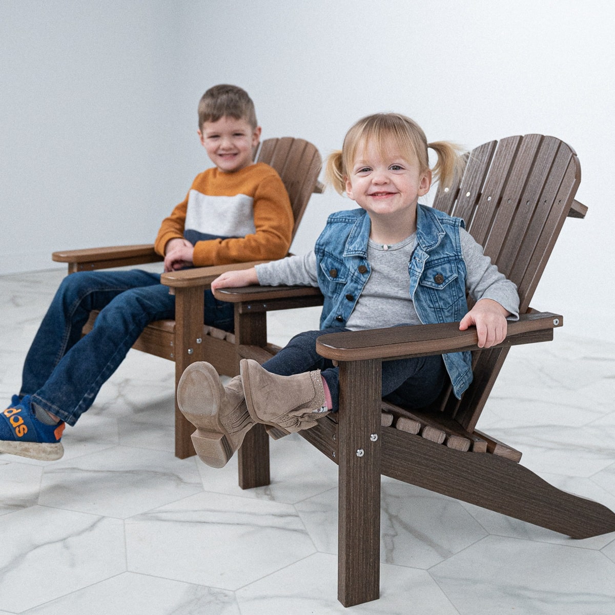 Berlin Gardens Kids Comfo Back Adirondack Chair - Image 3
