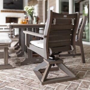 Alternative view of Berlin Gardens Bristol Swivel Rocker Dining Chair