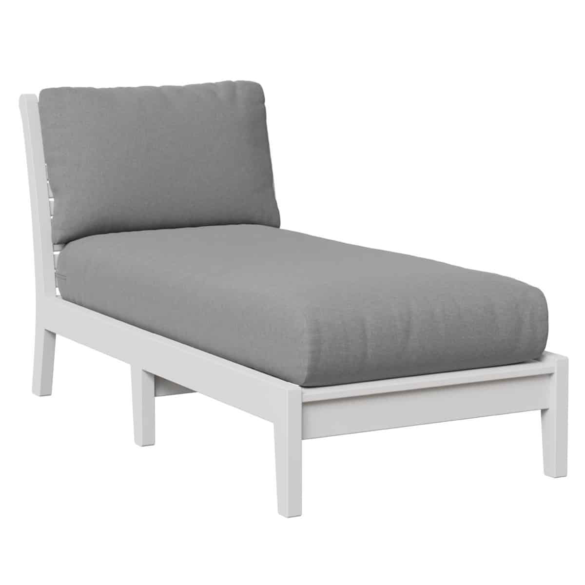 Berlin Gardens Classic Terrace Armless Chaise Lounge