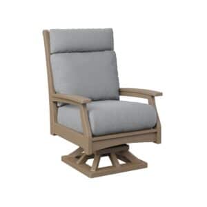 Berlin Gardens Classic Terrace High Back Swivel Rocker