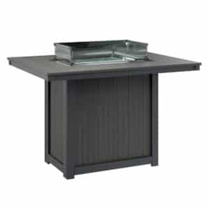 Berlin Gardens Donoma 42" X 54" Rectangular Counter Fire Table