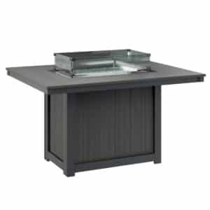 Berlin Gardens Donoma 42" X 54" Rectangular Dining Fire Table