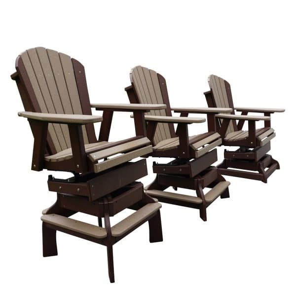 Adirondack Spring Swivel Chair Regular Height - Image 3