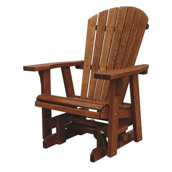 Wooden 2' Adirondack Glider