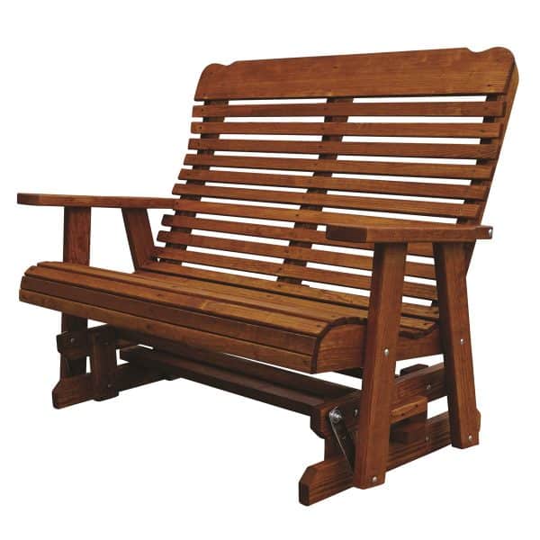 Wooden 4' Highback Glider