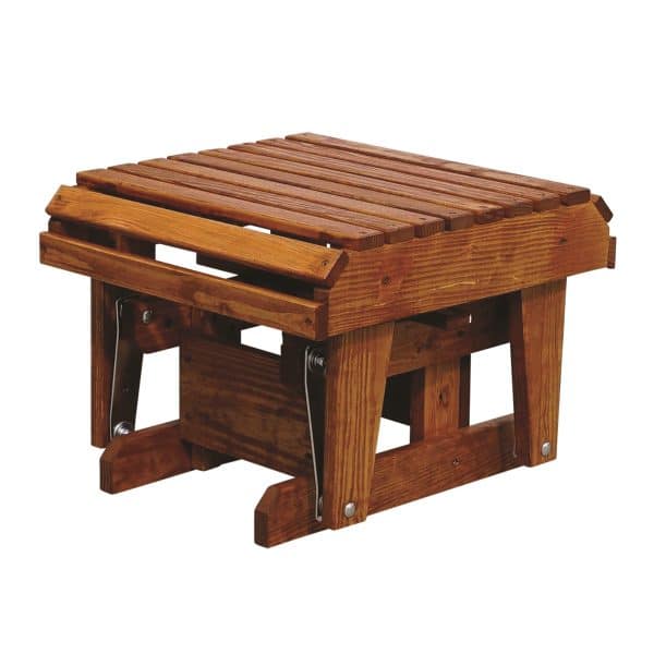 Wooden Gliding Ottoman