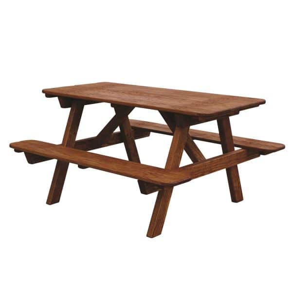 Wooden 6' Picnic Table