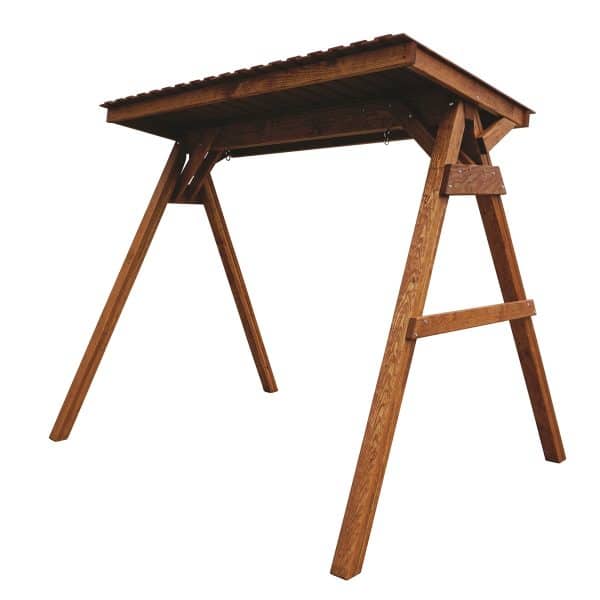 Wooden Large A-Frame W/ Poly Roof