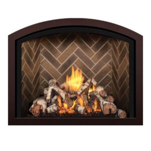 Mendota FV34 Classic Arch Traditional Fireplace - Image 2