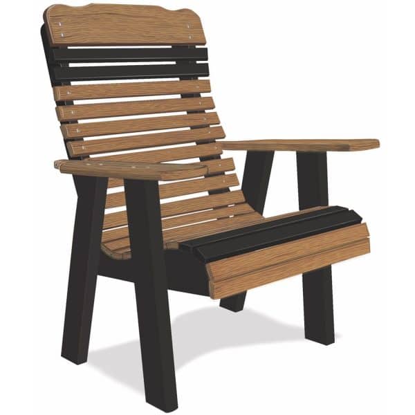 2' High Curve Back Glider