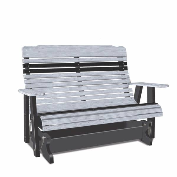 4' High Curve Back Glider