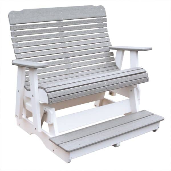 4' High Curve Back Counter Height Glider