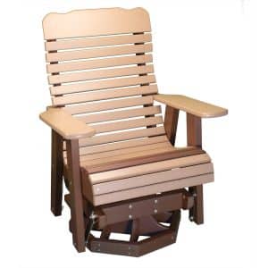 2' High Curve Back Swivel Glider