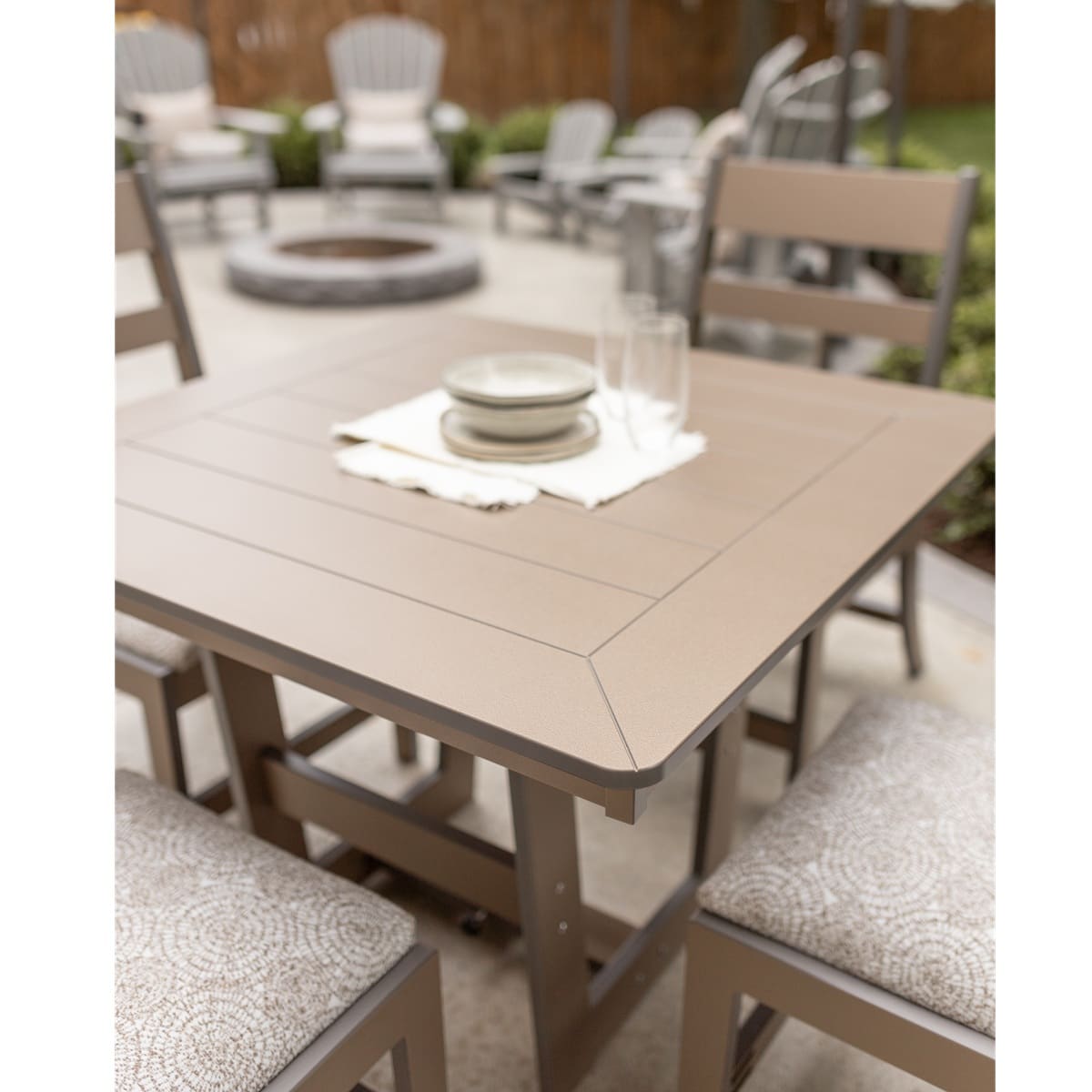 Berlin Gardens Hudson 40" X 70" Rectangular Table - Counter Height - Image 3
