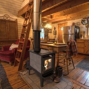 Soapstone Lincoln Wood Stove - Image 3