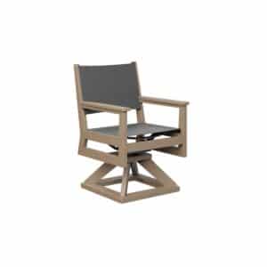 Berlin Gardens Mayhew Sling Swivel Rocker Dining Chair