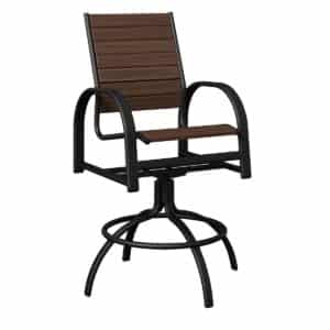Berlin Gardens Murphy Poly Swivel Bar Chair