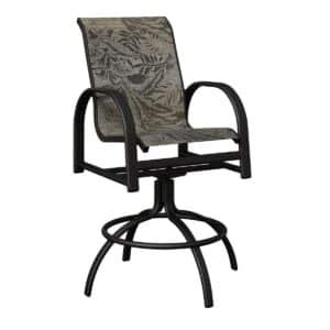 Berlin Gardens Murphy Sling Swivel Bar Chair
