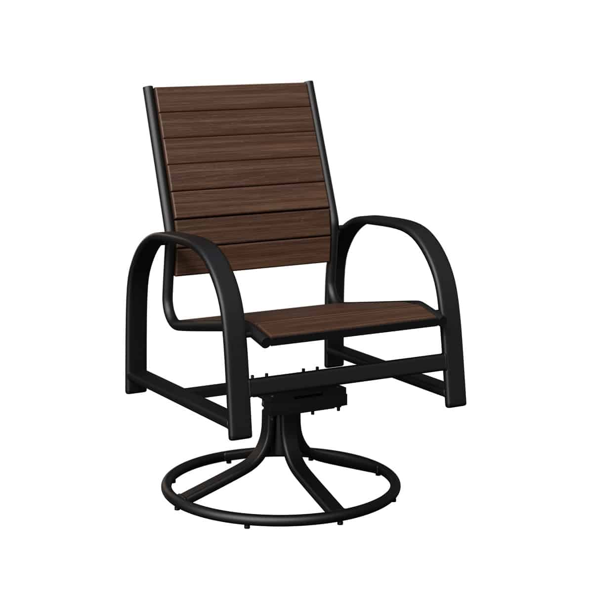 Berlin Gardens Murphy Poly Swivel Rocker Dining Chair