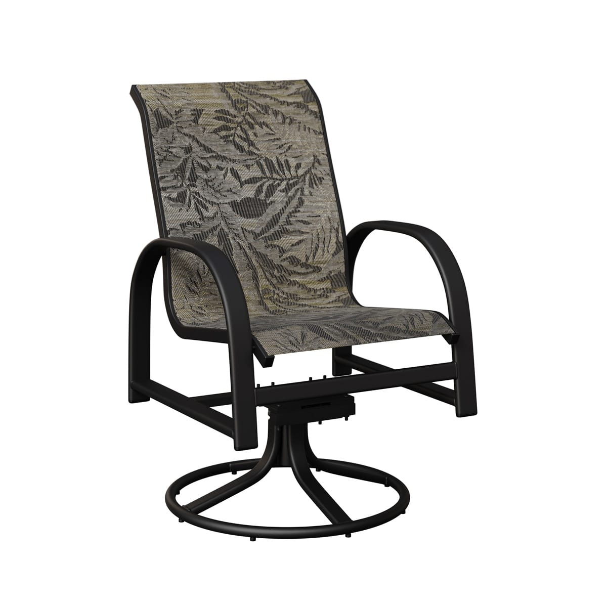 Berlin Gardens Murphy Sling Swivel Rocker Dining Chair