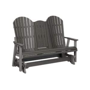 Berlin Gardens 5' Comfo Back Three Seat Glider With Console