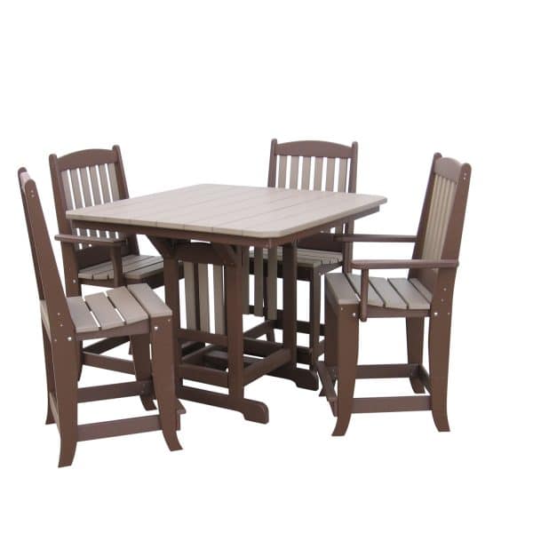 Square Counter Height Set