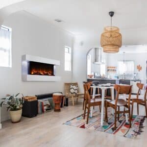 SimpliFire Format Wall-Mounted Linear Electric Fireplace - Image 3