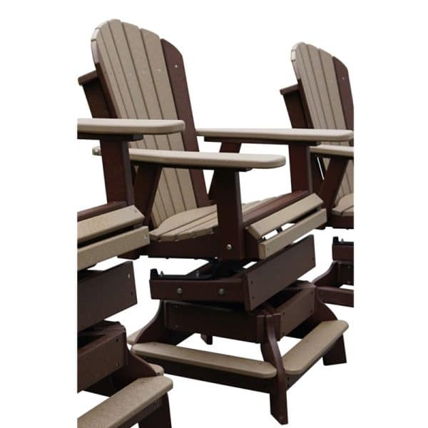 Adirondack Spring Swivel Chair Counter Height