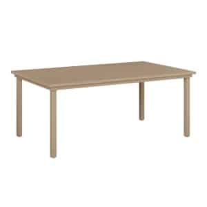 Berlin Gardens Vida 44″ x 73″ Dining Table Aluminum Top