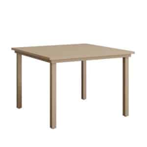 Berlin Gardens Vida 44″ Square Dining Table Aluminum Top