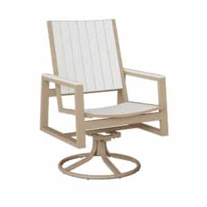 Berlin Gardens Vida Poly Swivel Rocker Dining Chair