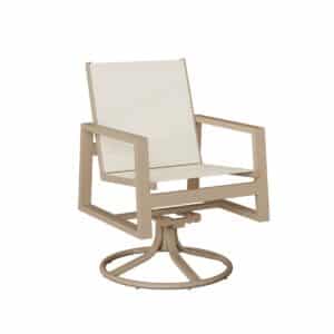 Berlin Gardens Vida Sling Swivel Rocker Dining Chair