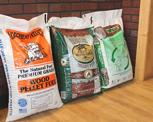 Wood pellets for pellet stoves in Erie, PA